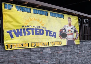 Ricky Bobby Twisted Tea Banner (2.5ft x 5ft) - Picture 1 of 1