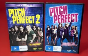 Pitch Perfect DVD Movie 1 & 2 R2 R4 Comedy Rock Music Anna Kendrick Rebel Wilson - Picture 1 of 12