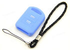 Blue Silicone Case Cover For Opel/Vauhxall Corsa Agila Combo Remote Key OPZB2SBU