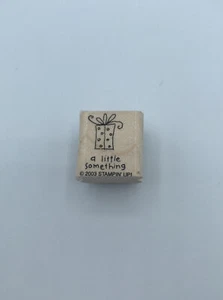 Stampin' Up! Stempel "A Little Something" 2004 Geschenk Geschenk Weihnachten - Bild 1 von 3