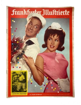 FRANKFURTER ILLUSTRIERTE 27 Feb 1960 Sailors' Paradise German Magazine #9 - Image 1 of 4