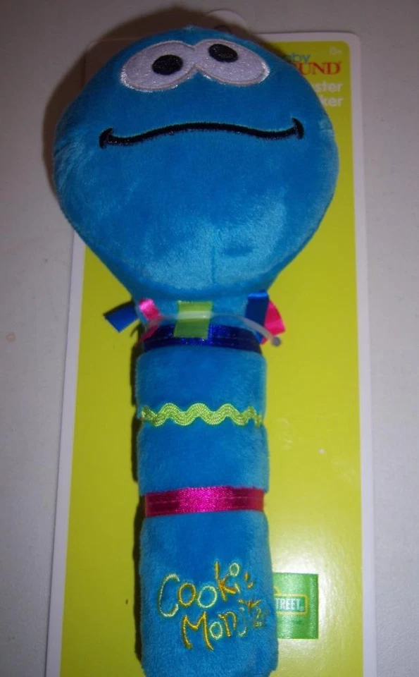 Gund's Sesame Street Elmo or Cookie Monster Squeaker Toy - Image 1 of 1