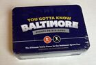 You Gotta Know Baltimore Sports Trivia Game 125 Cards & 500 Questions-New In Box