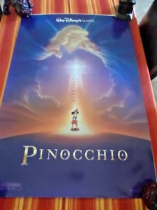 Pinocchio • 1 Blatt Filmplakat DOPPELSEITIG ORIGINAL DISNEY • 1992 - Bild 1 von 2