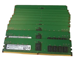 Micron 12 x 16GB 2Rx8 PC4-2666V RDIMM DDR4-21300 ECC REG Server Memory RAM - Picture 1 of 4