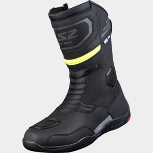 Botas de moto LS2 Goby Lady, negro-amarillo impermeables, talla 38 - Imagen 1 de 1