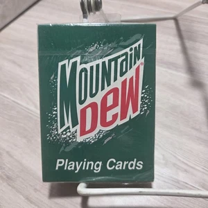 NEU in Kunststoff Mountain Dew Retro Vintage Spielkarten # 6922 NEU Hoyle Set USA - Bild 1 von 4