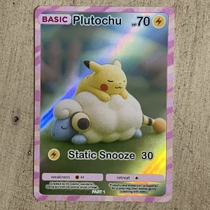 Cosmo Wanderer Yellow Pluto Village Plutochu Pikachu Mareep 10 Fan Art 1st Ed - Bild 1 von 2