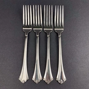 Oneida ANTICIPATION Stainless Steel Dinner Forks Set of Four, Oneida Deluxe USA - Bild 1 von 9