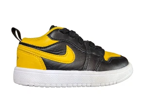 YOUTH Sz 11C ~ Nike™ Air Jordan 1 Low ALT PS 'Black Yellow Ochre' DR9748-072 - Picture 1 of 19