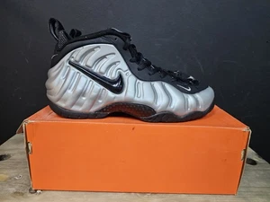 Size 10 - Nike Air Foamposite Pro Metallic Silver Excellent Condition W OG Box - Picture 1 of 13