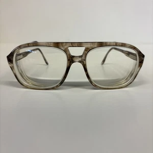 Vintage 1970s TITMUS Z87 Industrial Tortoise Glasses Retro Grandpa Frames Only - Picture 1 of 7