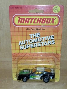 Matchbox Superfast / MB 122 - IMSA Ford Mustang - Black - Green & Yellow Flames - Picture 1 of 7