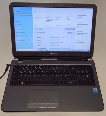 HP Compaq 15-s100ng Intel Celeron Laptop 15.6 4GB DDR 256GB HDD - Bild 1 von 4