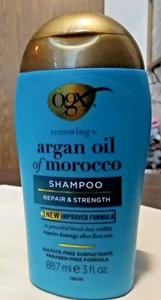 OGX Renewing + Argan Oil of Morocco Shampoo 3 fl oz Travel, REPAIR + STRENGTH - Picture 1 of 3