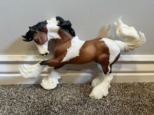 Cavallo Breyer in pensione #1497 zingaro Vanner Bay Pinto VARIAZIONE SCURA bozza brishen - Foto 1 di 8