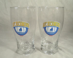 Set of 2 New Ted Lasso Drinking Glasses AFC Richmond - Picture 1 of 8