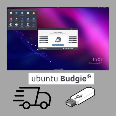 Ubuntu Budgie 25.04 Linux LIVE or Install Bootable USB Flash Drive Budgie 64bit - Image 1 of 2