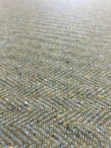 Designer Holland and Sherry Wool Herringbone Fabric- 59" x 107.5" - Picture 1 of 4