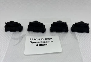 Risiko 2210 AD Original 4 Raumstationen schwarz Hasbro 2001 Edition TOP - Bild 1 von 1