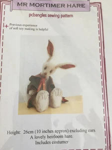 # MR MORTIMER HASE SPIELZEUG SCHNITTMUSTER - UNBENUTZT - Bild 1 von 4