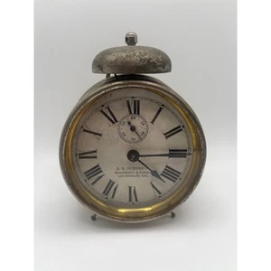 Antique WATERBURY Alarm Clock Tested - Picture 1 of 6