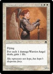 MTG - WARRIOR ANGEL - Stronghold (R) - Picture 1 of 1