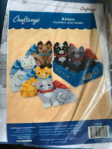 Kit de montaña rusa y soporte para gatitos Craftways 7 malla plástico hilo dental aguja de fieltro - Imagen 1 de 7