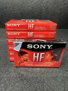 7 Sony HF 90 Minute Blank Audio Cassette Tapes High Fidelity C-90HFL - Picture 1 of 4