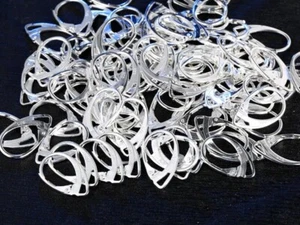 925 Stamped Silver Coated Leverback Jewellery Finding Perfect Practice Hooks DIY - Picture 1 of 8