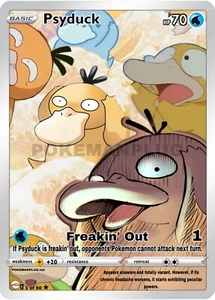 Mass Psyduck Non Holo Pokemon Card VMAX EX GX ACG V Star custom - Picture 1 of 4