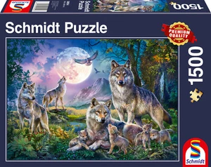 SILVIA CHRISTOPH - WÖLFE * WOLVES - Schmidt Puzzle 58954 - 1500 Teile Pcs. - Picture 1 of 2