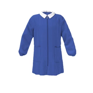 SIGGI Grembiule Zip Blu Siggi 37GR2111 Scuola Elementare Bambino Senza Ricamo - Foto 1 di 2