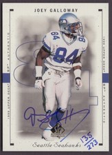 2000 SP Authentic Buy Back Auto #79 /273 Joey Galloway w/COA | NM - MT | Cowboys
