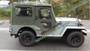 JAPAN MITSUBISHI JEEP 50 SERIES WIDE BODY SOFT TOP FOR J53 J55 J56 J57 & J59 - Picture 1 of 7