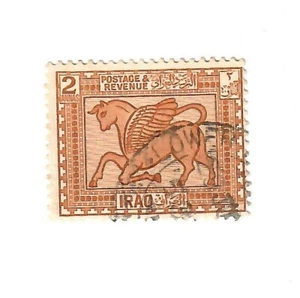 Emisiones británicas para Irak 1923 2 annas naranja usado - Imagen 1 de 1