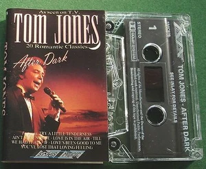 Tom Jones After Dark inc Try A Little Tenderness + Cassette Tape - TESTED - Picture 1 of 2