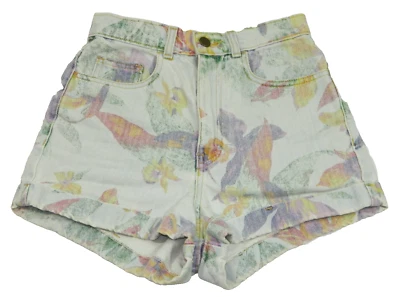 Women's Bermuda Shorts American Apparel Denim Tropical Tag 26 measured Size 24 - Image 1 of 3