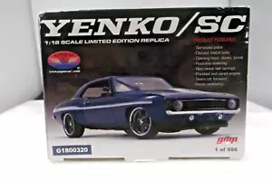 1969 CHEVY CAMARO YENKO SC SUPERCAR COLLECTIBLES SYC 1:18 BLUE GMP G1800320 CAR - Picture 1 of 7