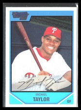 Michael Taylor 2007 Bowman Draft Picks & Prospects #BDPP37    Chrome Prospects