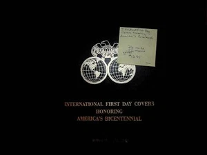 Cubiertas internacionales del primer día en honor al bicentenario de Estados Unidos - 38 hojas con carpeta - Imagen 1 de 1