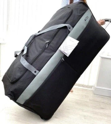 XL Large 34" Travel Luggage Wheeled Bag Trolley Holdall Suitcase Duffel Gym Case - Image 1 of 4