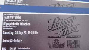 PARKWAY DRIVE MÜNCHEN SAMSTAG 20.09.2025 ARENA STEHPLATZ 2 TICKETS KARTEN - Bild 1 von 1