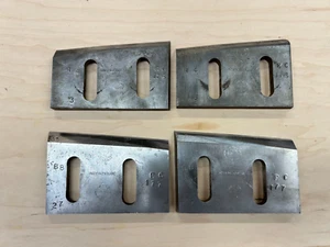 Set of (4) Wadkin ECA Tenoner HSS Tenon Head Knives 5" x 3 1/4" x 3/8" - Picture 1 of 6