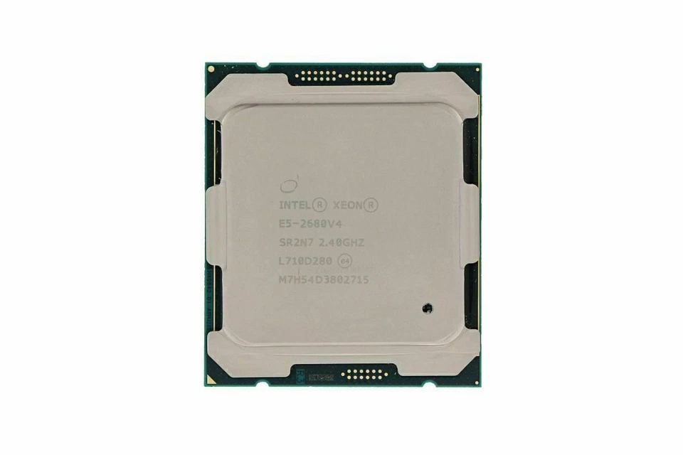 Intel 120W Xeon E5-2680 V4 240 GHz CPU 14 Cores 28 Threads Processors - Image 1 of 1