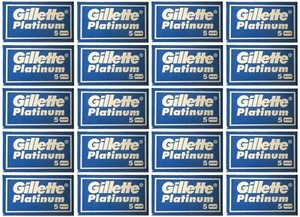 100 Gillette Platinum DE double edge razor blades (China) - Picture 1 of 1