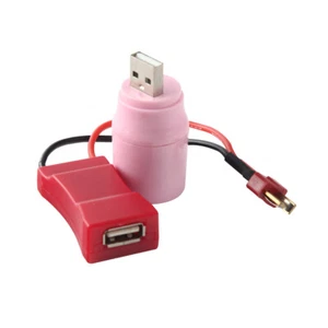 4107# 2S-6S LIPO(7.4V-22.2V) USB Charging Cable Adapter XT60 For RC Plane - Picture 1 of 6