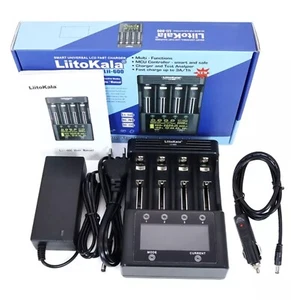 LiitoKala lii-600 4x Li-Ionen-3,7 V Ni-MH 1,2V-Ladegerät, Kapazitatsmessung - Bild 1 von 16