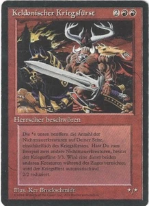 TCG MtG 179 FBB Deutsch Limitiert 3rd Keldonischer Kriegsfürst / Keldon Warlord - Bild 1 von 1