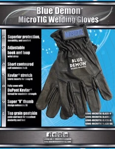 Blue Demon Micro TIG Welding Gloves